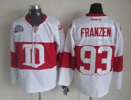Johan Franzen Detroit Red Wings white Winter Classic jersey