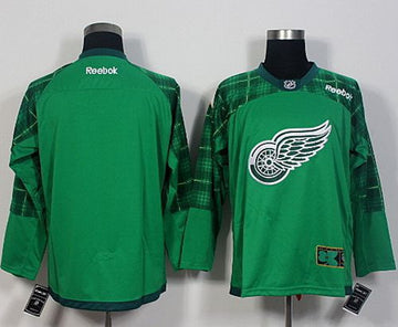 Custom Detroit Red Wings green jersey