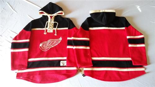 Custom Detroit Red Wings red jersey
