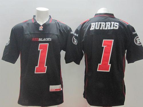 Henry Burris Ottawa Redblacks black jersey