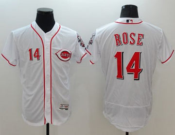 Pete Rose Cincinnati Reds white Authentic jersey