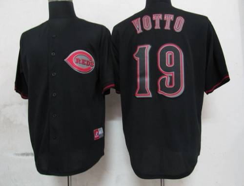 Joey Votto Cincinnati Reds black Fashion jersey
