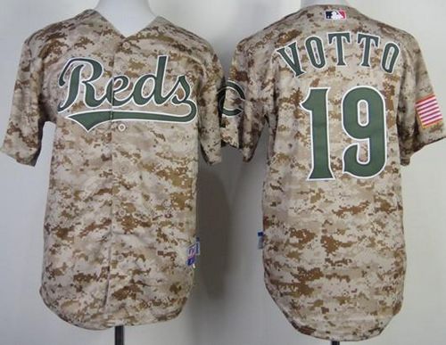Joey Votto Cincinnati Reds camo Camo jersey
