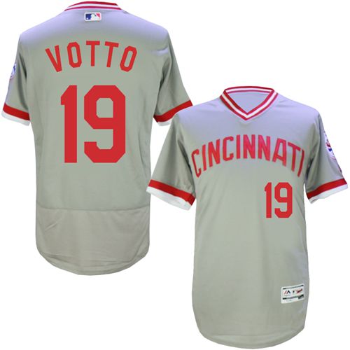 Joey Votto Cincinnati Reds grey Authentic jersey