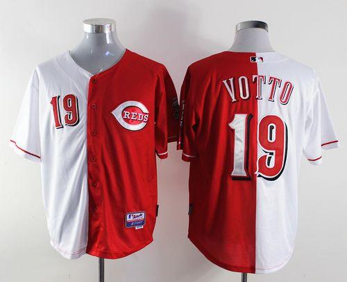 Joey Votto Cincinnati Reds red-white Fashion jersey