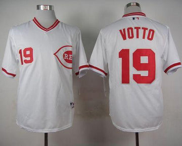 Joey Votto Cincinnati Reds white jersey