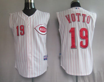 Joey Votto Cincinnati Reds white jersey