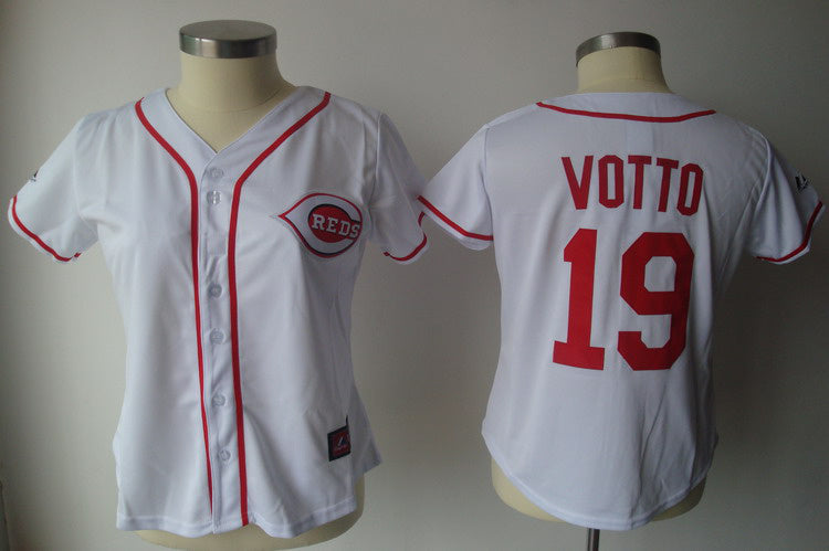 Joey Votto Cincinnati Reds white Fashion jersey