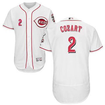 Zack Cozart Cincinnati Reds white Authentic jersey