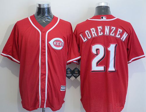 Michael Lorenzen Cincinnati Reds red jersey