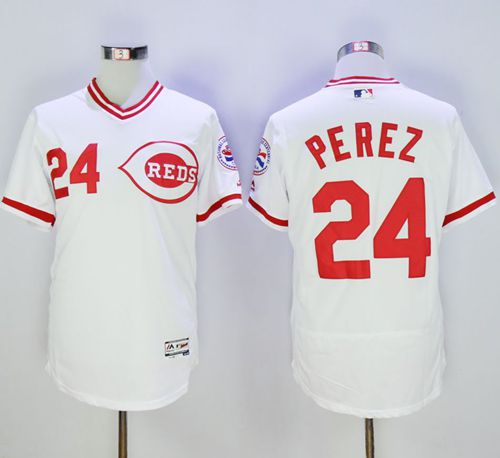Tony Perez Cincinnati Reds white Authentic jersey