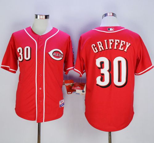 Ken Griffey Cincinnati Reds red jersey