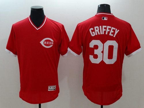Ken Griffey Cincinnati Reds red Authentic jersey