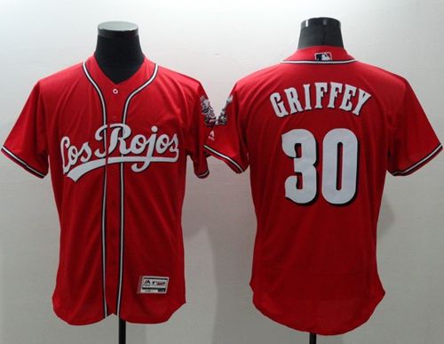 Ken Griffey Cincinnati Reds red Authentic jersey