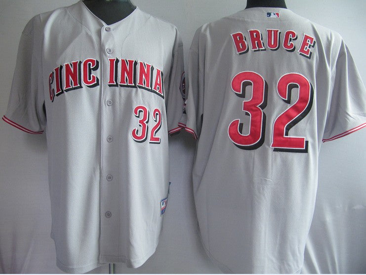 Jay Bruce Cincinnati Reds grey jersey