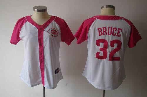 Jay Bruce Cincinnati Reds white-pink Fashion jersey