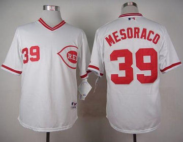 Devin Mesoraco Cincinnati Reds white jersey