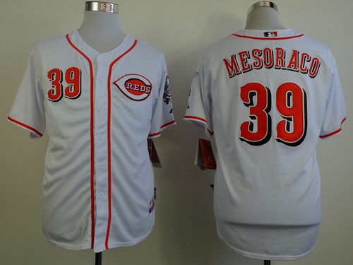 Devin Mesoraco Cincinnati Reds white jersey