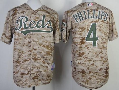 Brandon Phillips Cincinnati Reds camo Camo jersey