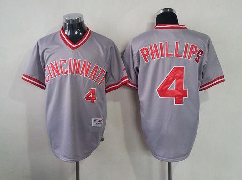 Brandon Phillips Cincinnati Reds grey jersey