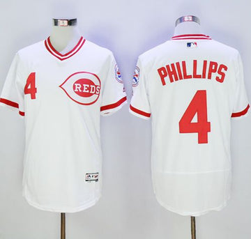 Brandon Phillips Cincinnati Reds white Authentic jersey