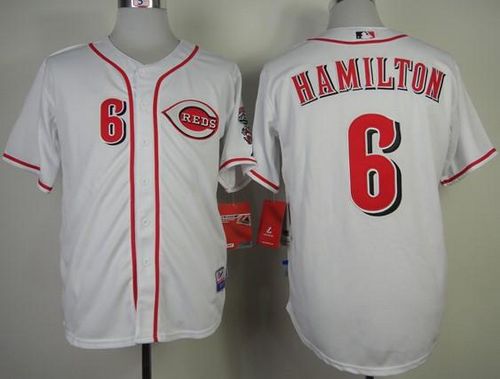Billy Hamilton Cincinnati Reds white jersey