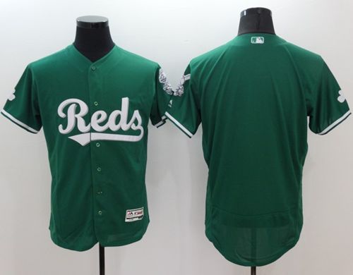 Custom Cincinnati Reds green Authentic jersey