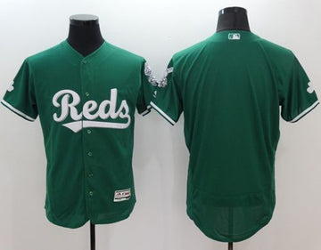 Custom Cincinnati Reds green Authentic jersey