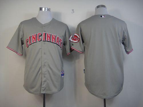 Custom Cincinnati Reds grey jersey