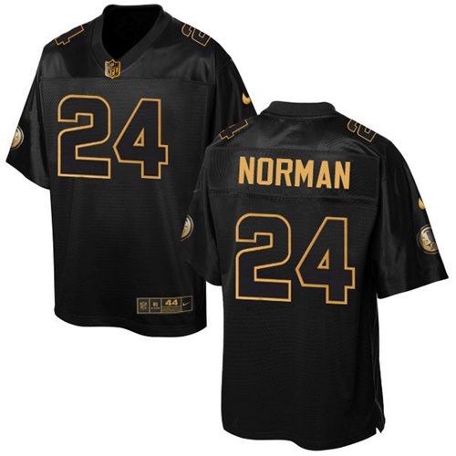 Josh Norman Washington Commanders black Gold Collection jersey