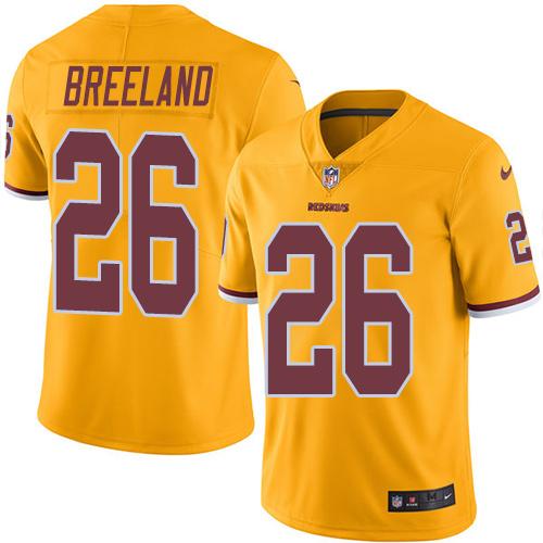 Bashaud Breeland Washington Commanders gold jersey