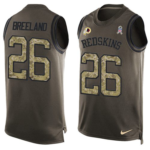 Bashaud Breeland Washington Commanders green Salute To Service jersey