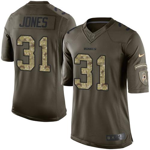 Matt Jones Washington Commanders green Salute To Service jersey
