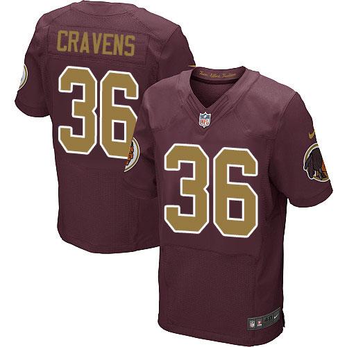 Su'a Cravens Washington Commanders burgundy Elite jersey