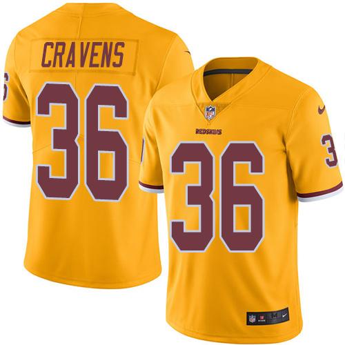 Su'a Cravens Washington Commanders gold jersey