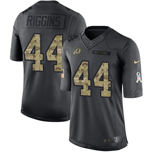 John Riggins Washington Commanders black Salute To Service jersey