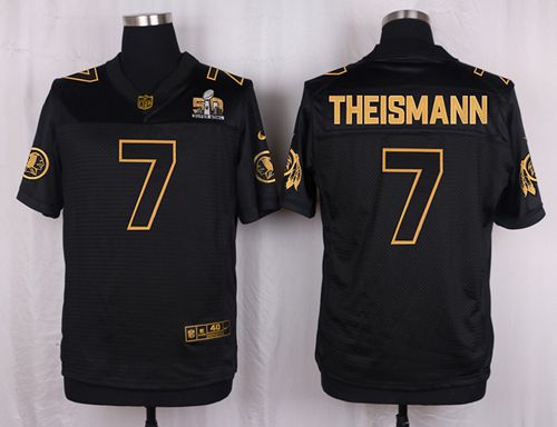 Joe Theismann Washington Commanders black Gold Collection jersey