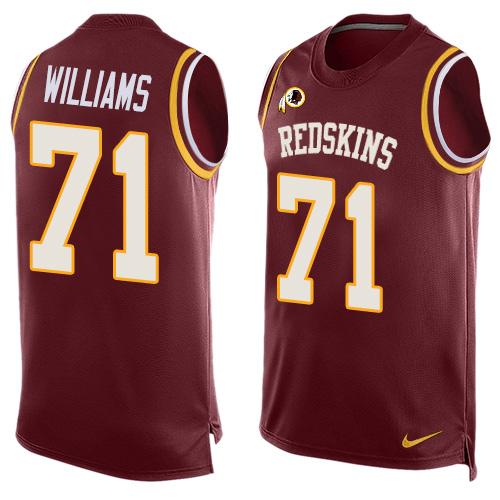 Trent Williams Washington Commanders burgundy jersey