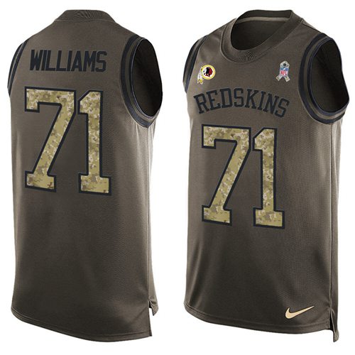 Trent Williams Washington Commanders green Salute To Service jersey