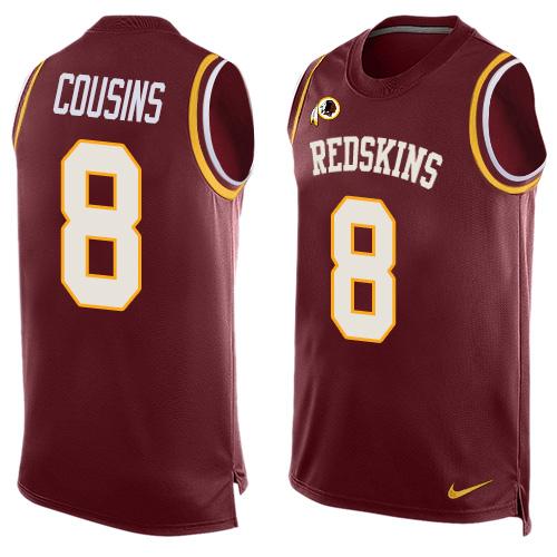 Kirk Cousins Washington Commanders burgundy jersey