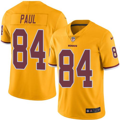 Niles Paul Washington Commanders gold jersey