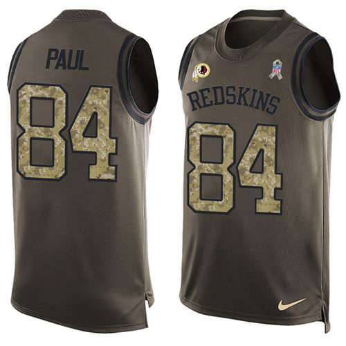 Niles Paul Washington Commanders green Salute To Service jersey