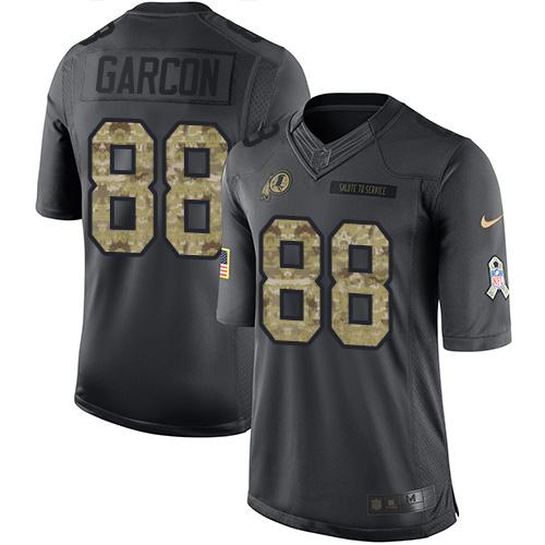 Pierre Garcon Washington Commanders black Salute To Service jersey