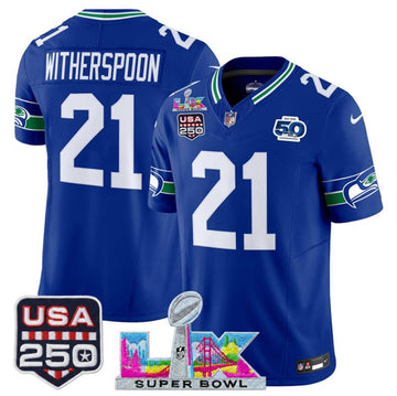 Devon Witherspoon Seattle Seahawks royal Vapor jersey