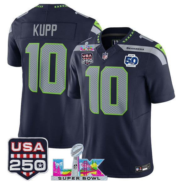 Cooper Kupp Seattle Seahawks navy Vapor jersey