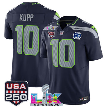 Cooper Kupp Seattle Seahawks navy Vapor jersey