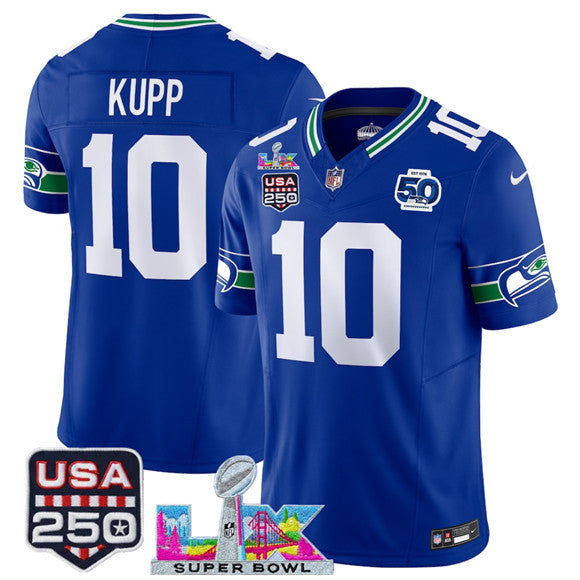 Cooper Kupp Seattle Seahawks royal Vapor jersey