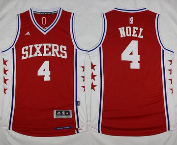 Nerlens Noel Philadelphia 76ers red jersey