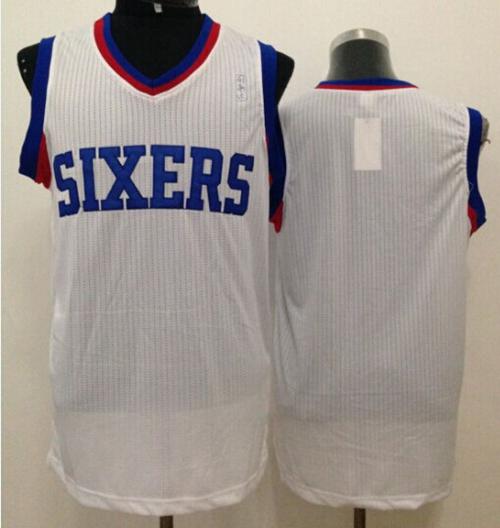 Custom Philadelphia 76ers white jersey