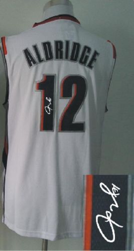 Autographed Blazers white jersey
